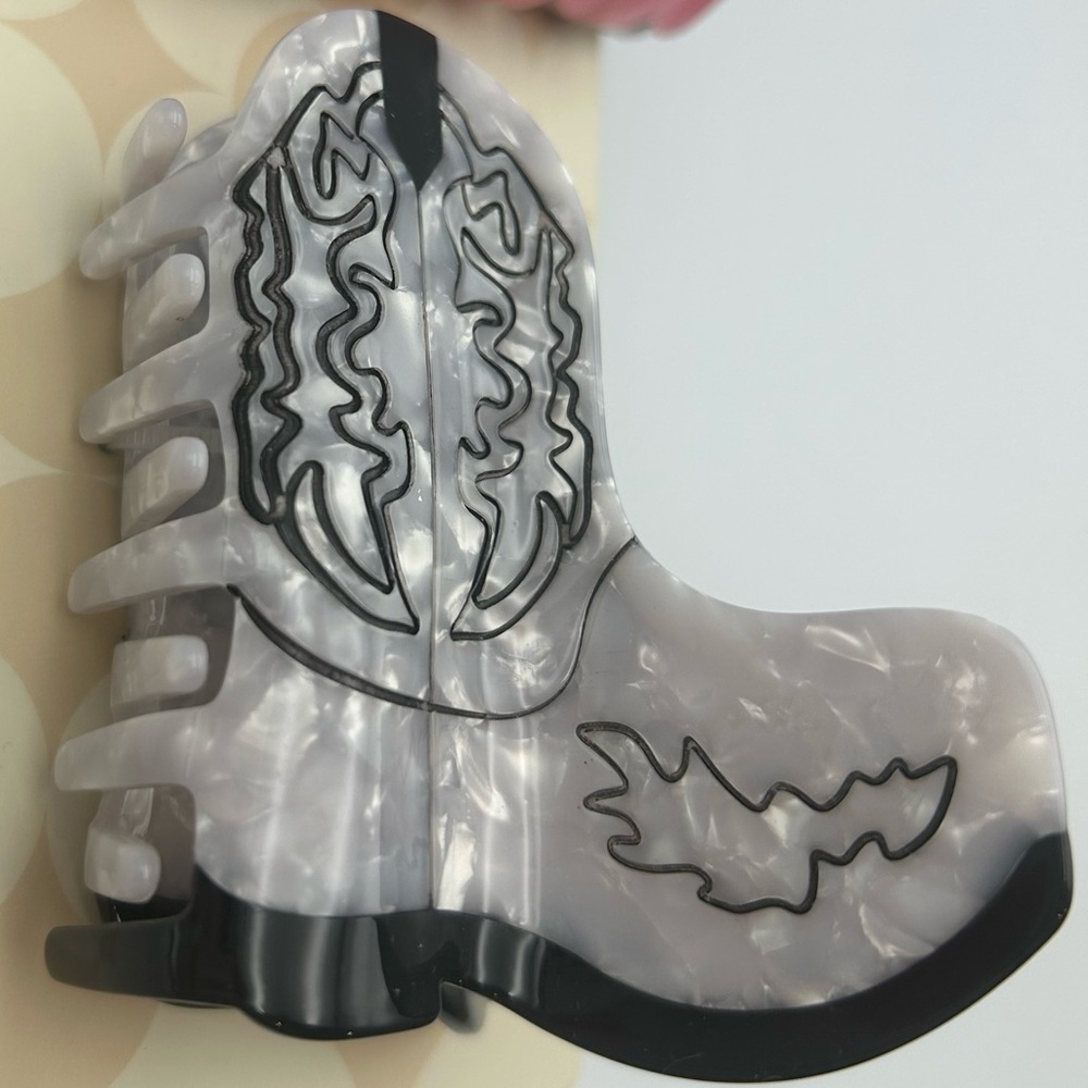 *New* Piper K Cowgirl Hat and Boot Claw Clip - Picture 6 of 8